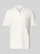 Lindbergh Relaxed Fit Leinenhemd mit 1/2-Arm in Weiss, Größe S