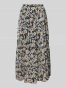 Weekend Max Mara Seidenrock mit Eingrifftasche in Black, Größe 34