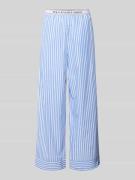 Polo Ralph Lauren Pyjama-Hose mit elastischem Logo-Bund in Hellblau, G...