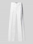 Raffaello Rossi Wide Leg Jeans mit Leinen-Anteil Modell 'MIRU' in Offw...