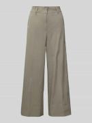 Cambio Wide Leg Stoffhose mit Gürtelschlaufen 'CARA' in Khaki, Größe 3...