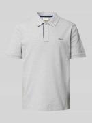 Gant Regular Fit Poloshirt mit Label-Stitching in Mittelgrau Melange, ...