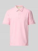 Gant Regular Fit Poloshirt mit Label-Stitching in Pink, Größe XL