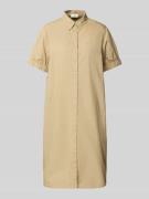 s.Oliver RED LABEL Relaxed Fit Kleid aus reiner Baumwolle in Sand, Grö...