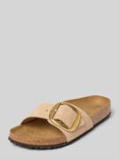 Birkenstock Slides mit Dornschließe Modell 'Madrid' in Beige, Größe 39