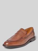 Gant Lederloafers mit Blockabsatz Modell 'Lozham' in Cognac, Größe 46
