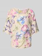 ZABAIONE Loose Fit Blusenshirt aus reinem Leinen in Beige, Größe M