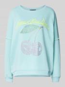 miss goodlife Oversized Sweatshirt mit Statement-Print in Hellblau, Gr...