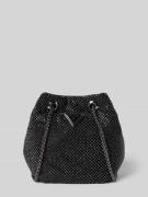 Guess Handtasche mit Ziersteinbesatz Modell 'ZALINA' in Black, Größe 1