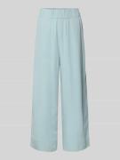 Marc O'Polo Denim Wide Leg Stoffhose mit verkürztem Schnitt in Hellbla...
