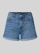 Pieces Regular Fit Jeansshorts aus Baumwoll-Mix Modell 'PEGGY' in Hell...