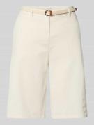 Christian Berg Woman Bermudas mit Gürtel und französischen Eingrifftas...