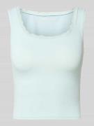 Review Tanktop mit U-Ausschnitt in Bleu, Größe L