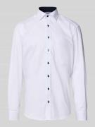 ETERNA Comfort Fit Business-Hemd mit Knopfleiste in Weiss, Größe 42