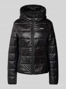 HUGO Steppjacke mit Kapuze Modell 'FAMARA' in Black, Größe L