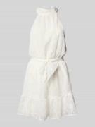 Guess Minikleid mit Lochstickerei Modell 'DANILE' in Weiss, Größe M