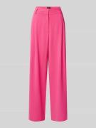 s.Oliver BLACK LABEL Relaxed Fit Anzughose aus Crêpe in Pink, Größe 34...