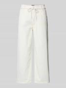 More & More Jeans mit Bindegürtel in Offwhite, Größe 34