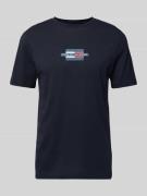 Tommy Hilfiger Regular Fit T-Shirt aus reiner Baumwolle in Marine, Grö...