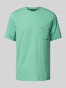 Tommy Hilfiger Regular Fit T-Shirt aus reiner Baumwolle in Mint, Größe...