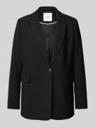 s.Oliver BLACK LABEL Blazer aus Viskosemischung in Black, Größe 34