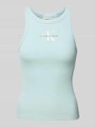 Calvin Klein Jeans Tanktop mit Label-Stitching und Rundhalsausschnitt ...
