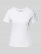 Marc O'Polo T-Shirt mit Rundhalsausschnitt in Weiss, Größe L