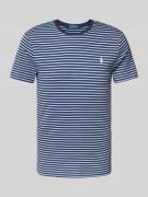 Polo Ralph Lauren T-Shirt mit Label-Stitching in Marine, Größe XXL