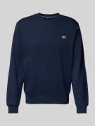 Lacoste Sweatshirt mit Logo-Detail in Marine, Größe S