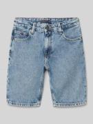 Tommy Hilfiger Teens Jeanshorts im 5-Pocket-Design mit Logo-Stitching ...