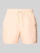 Tommy Hilfiger Regular Fit Badeshorts mit Tunnelzug in Apricot, Größe ...