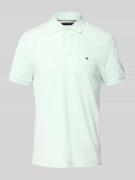 Tommy Hilfiger Regular Fit Poloshirt aus Baumwoll-Leinen-Mix in Hellgr...