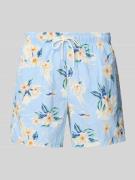 Tommy Hilfiger Badeshorts mit Allover-Muster in Bleu, Größe L
