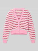 Guess Cardigan mit Knopfleiste in Rosa, Größe 128