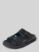Guess Sandalen mit Label-Print Modell 'BAHAMAS' in Black, Größe 40