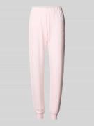 Guess Sweatpants mit Label-Stitching Modell 'LUCIA' in Rosa, Größe L