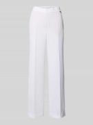 Marc Cain Stoffhose mit Bügelfalten und elastischem Bund in Marine, Gr...