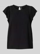 Vero Moda Regular Fit Blusentop aus Viskose-Mix Modell 'BELLA' in Blac...