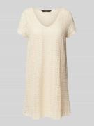 Vero Moda Regular Fit Freizeitkleid aus Spitze Modell 'MAYA' in Offwhi...