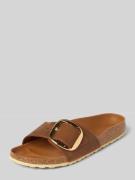 Birkenstock Sandalette aus Leder Modell 'Madrid' in Cognac, Größe 42