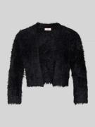 V.M. Bolero mit 3/4-Arm in Black, Größe XS