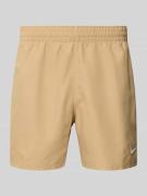 Nike Badehose mit Label-Print in Sand, Größe XXL