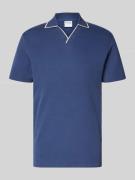 SELECTED HOMME Slim Fit Poloshirt mit V-Ausschnitt Modell 'SANGEV' in ...