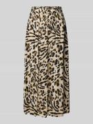 ICHI Midirock mit elastischem Bund Modell 'MARRAKECH' in Beige, Größe ...