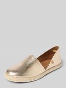 Verbenas Espadrilles aus Leder Modell 'CARMEN' in Gold, Größe 38
