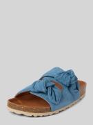 Verbenas Sandalette aus Leder Modell 'RAIN' in Ocean, Größe 38