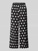 s.Oliver RED LABEL Loose Fit Culotte aus Viskose-Mix in Black, Größe 3...