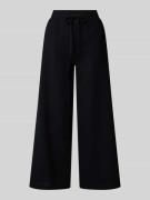 Christian Berg Woman Wide Leg Stoffhose in verkürzter Passform in Blac...