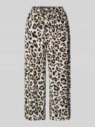 Betty Barclay Stoffhose mit elastischem Bund in Beige, Größe 40