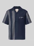 Only & Sons Freizeithemd mit Knopfleiste Modell 'SEIO' in Dunkelblau, ...